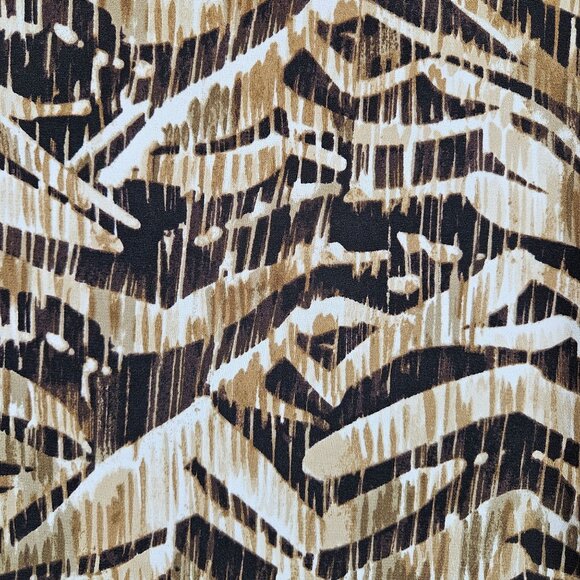 JM Collection Animal Print Top Beaded Buckle Accent Attached Tank Career Modest - Picture 10 of 12